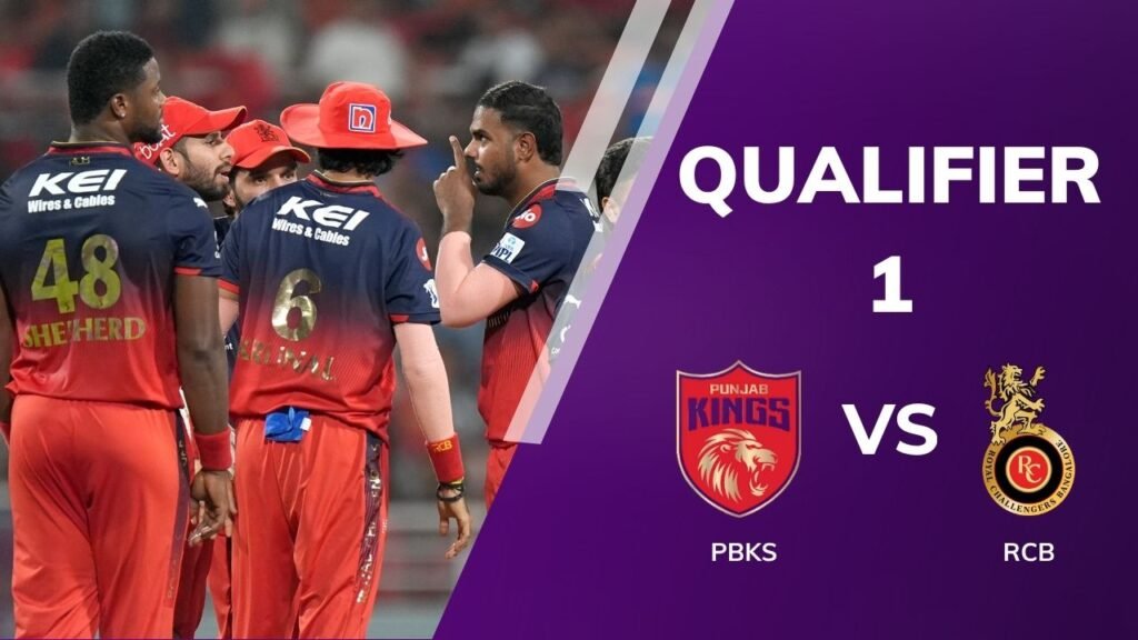 Punjab Kings vs Royal Challengers Bangalore Match Scorecard, Qualifier 1, IPL 2025