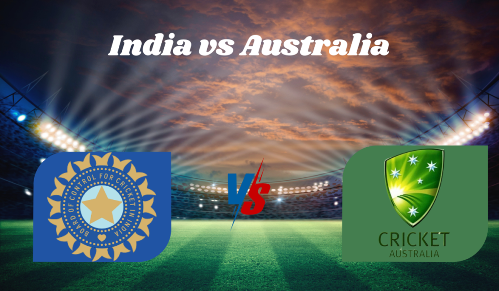 australia vs india timeline