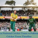 South Africa National Cricket Team vs Pakistan National Cricket Team Timeline