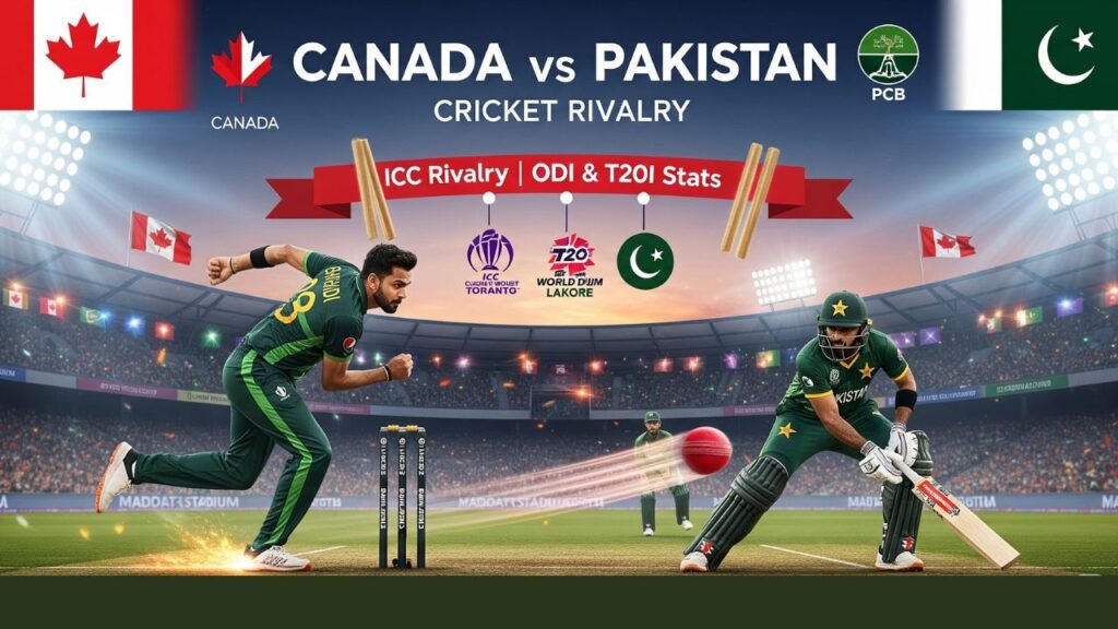 Canada National Cricket Team vs Pakistan National Cricket Team Timeline 