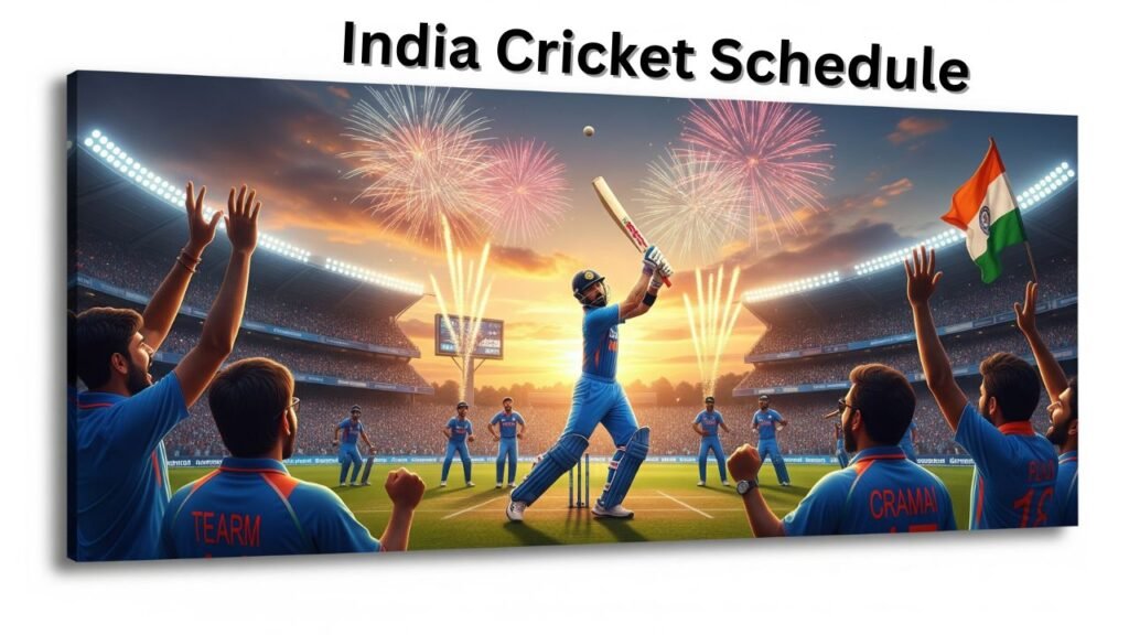 India Cricket Schedule