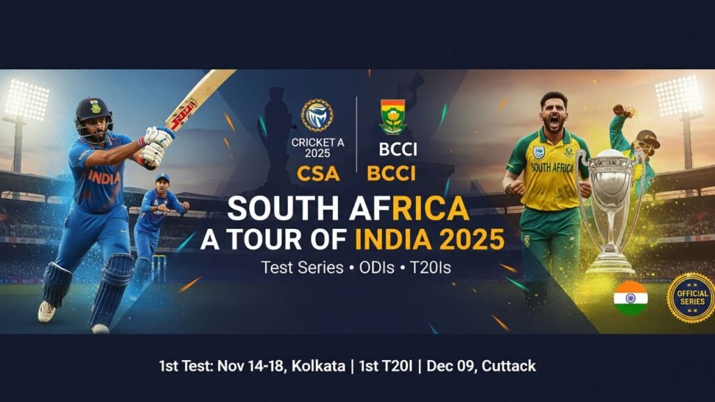 South Africa A Tour of India